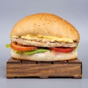 Chicken with Cheese Burger