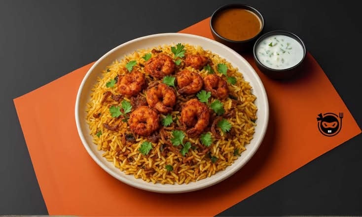 Prawn 65 Biryani
