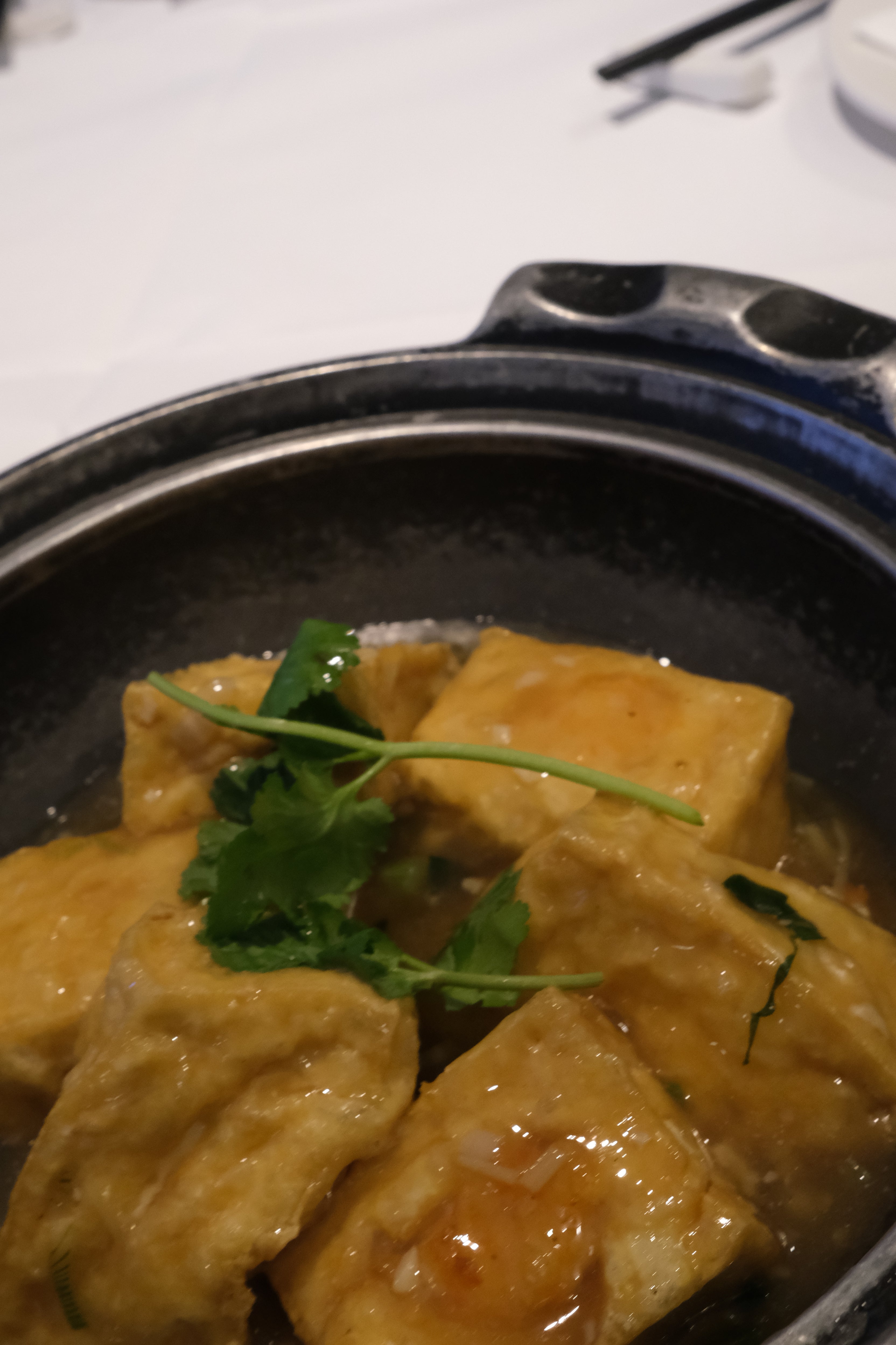 Stuffed Bean Curd With Minced Prawns
