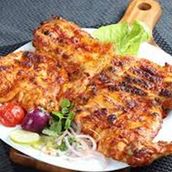 Chicken Charcoal Red, Black, Green bbq
