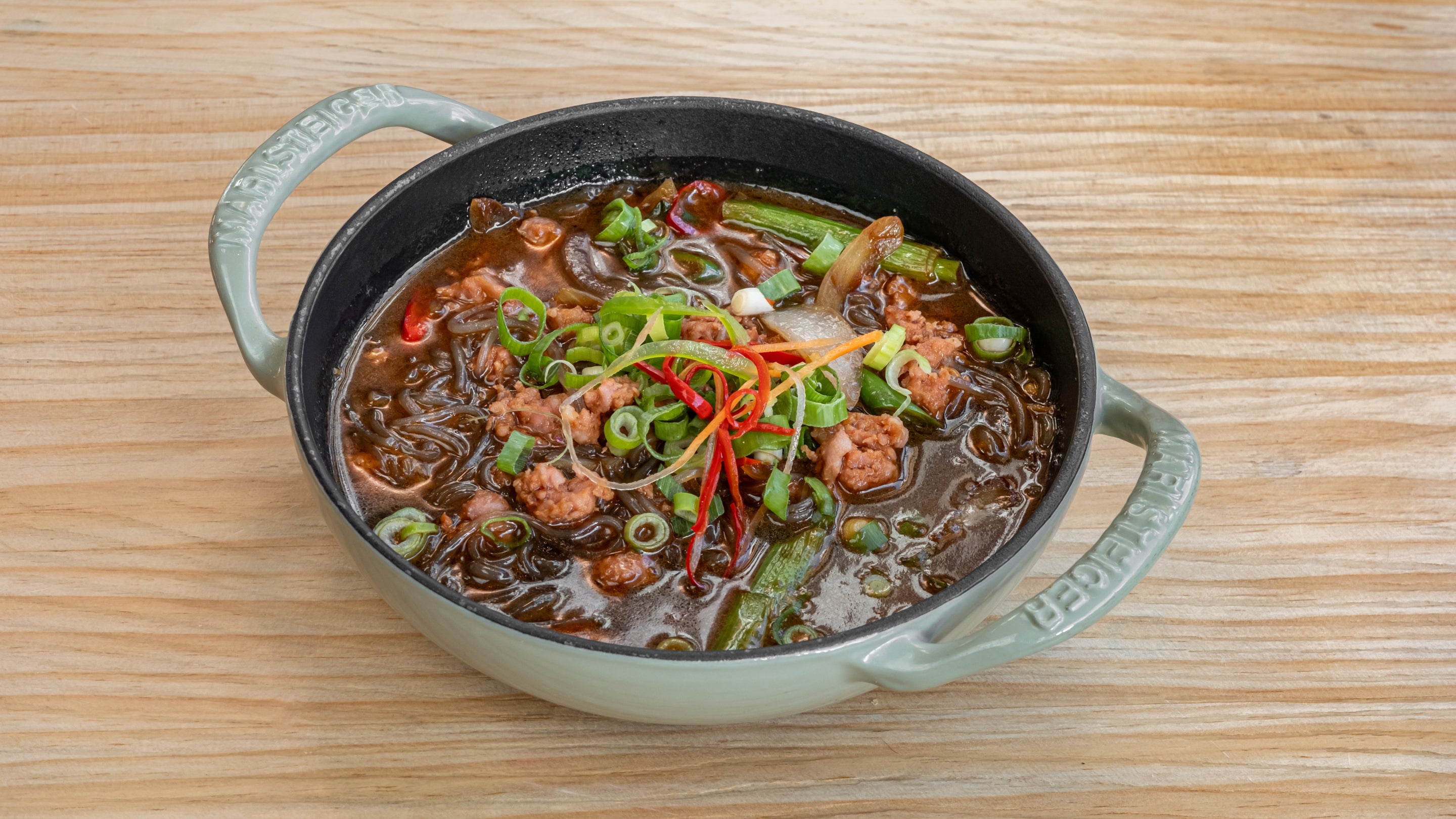Sauteed Vermicelli with Spicy Sauce 肉沫粉条 #102