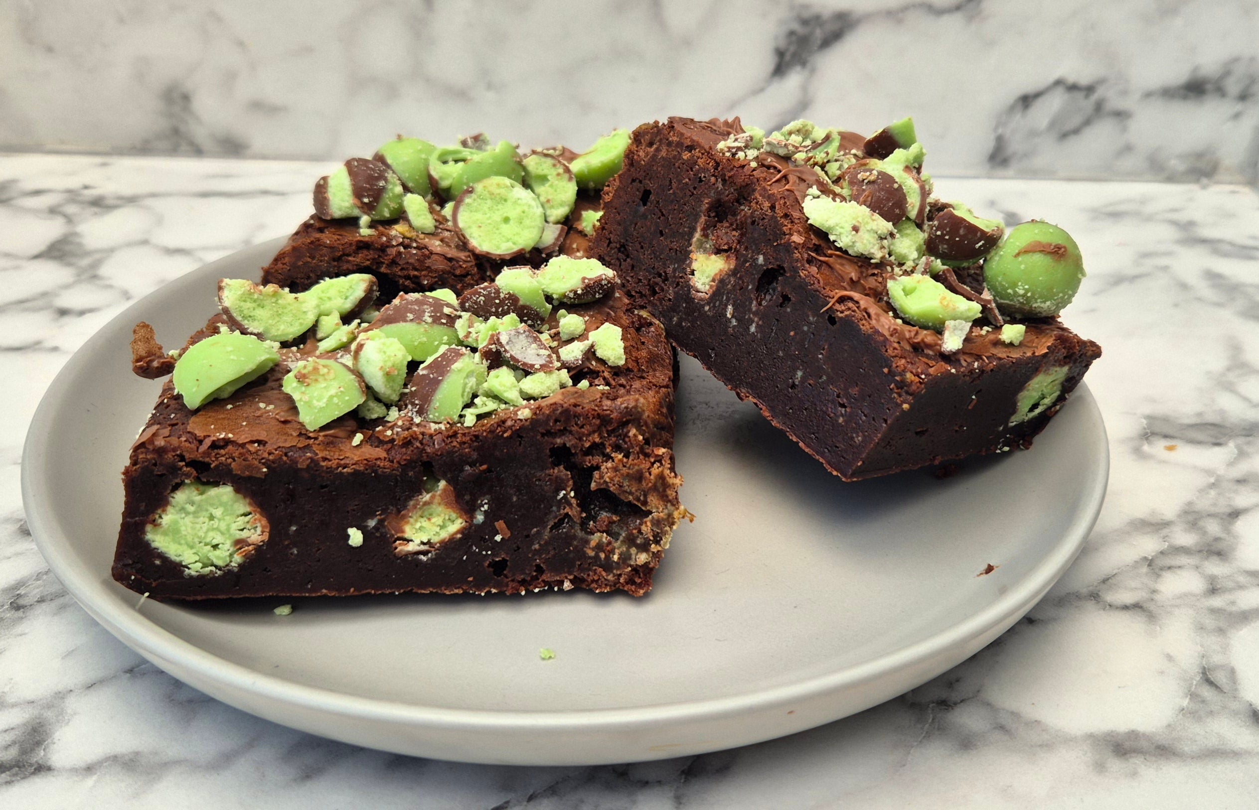 Mint aero brownie