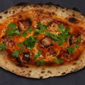 Butter Chicken Pizza