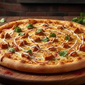 Butter Chicken Pizza