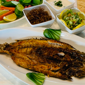 Sea Bass Fish Meal Grilled