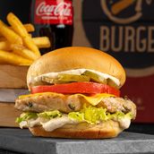 Chicken Mi Burger Combo