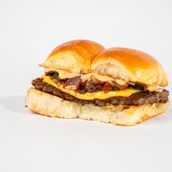 Philly Steak And Beefbacon Smash Slider