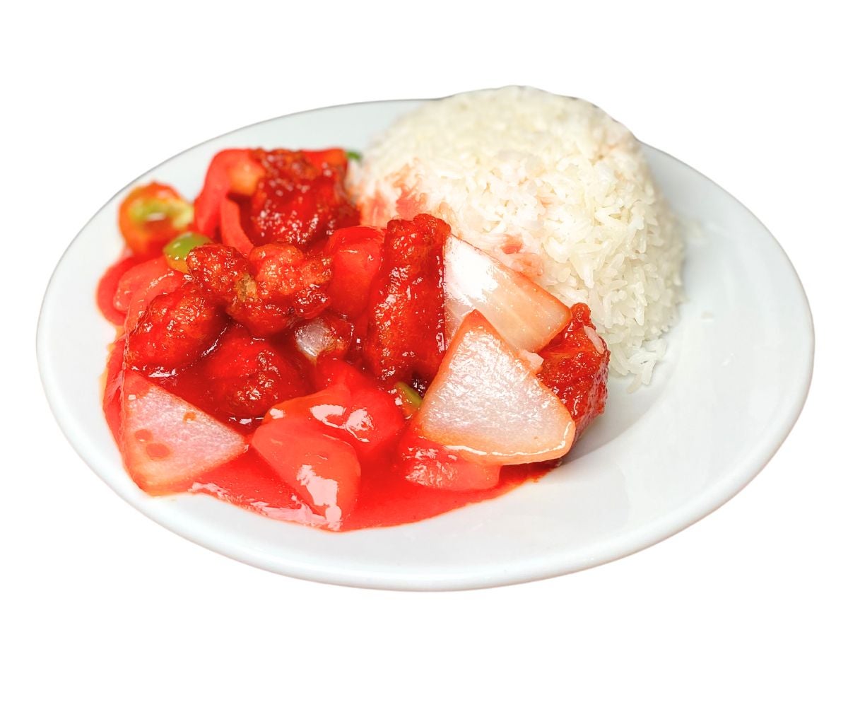 Sweet and Sour Chicken Rice 咕嚕雞飯