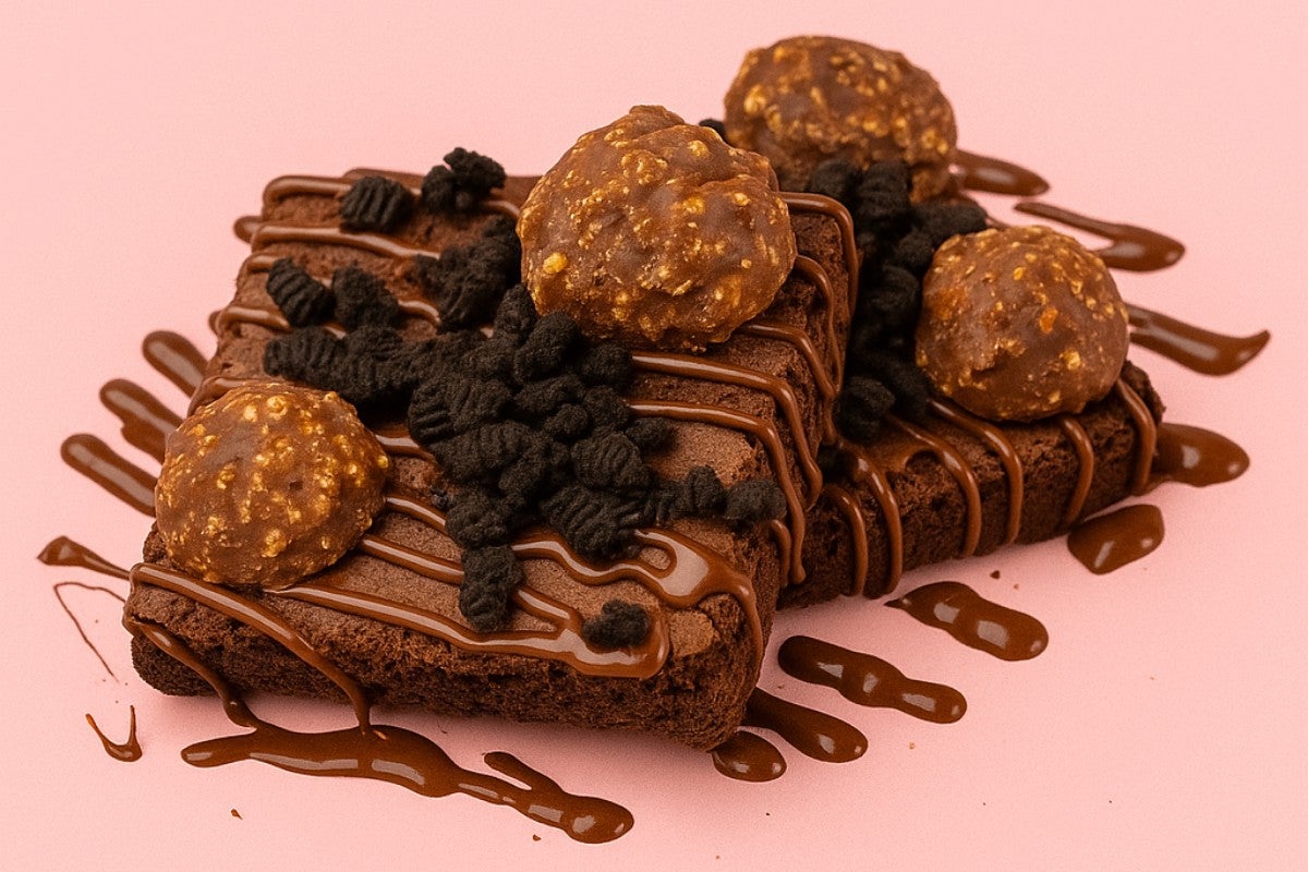 Ferrero & Oreo Brownie Stack