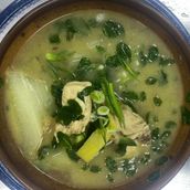 Chicken tinolang manok