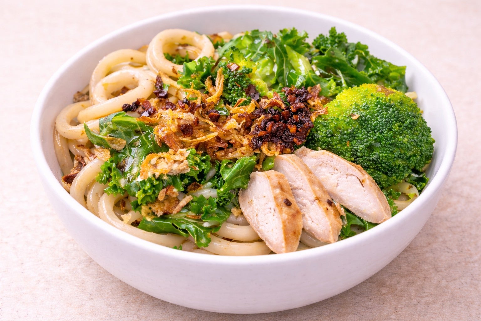 雞絲葱油拌麵 Scallion oil Mix Noddles with Chicken