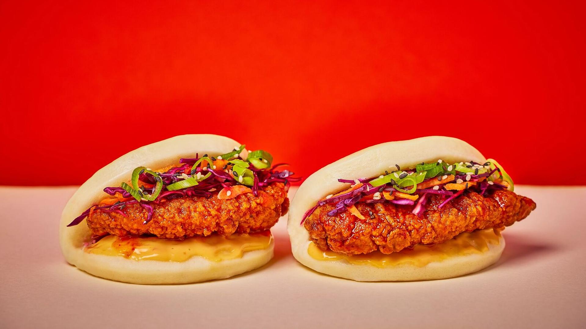 Double Sriracha Honey Bao Buns