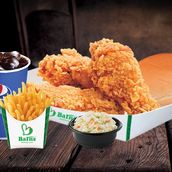 3 Pcs Broasted Chicken Combo Meal