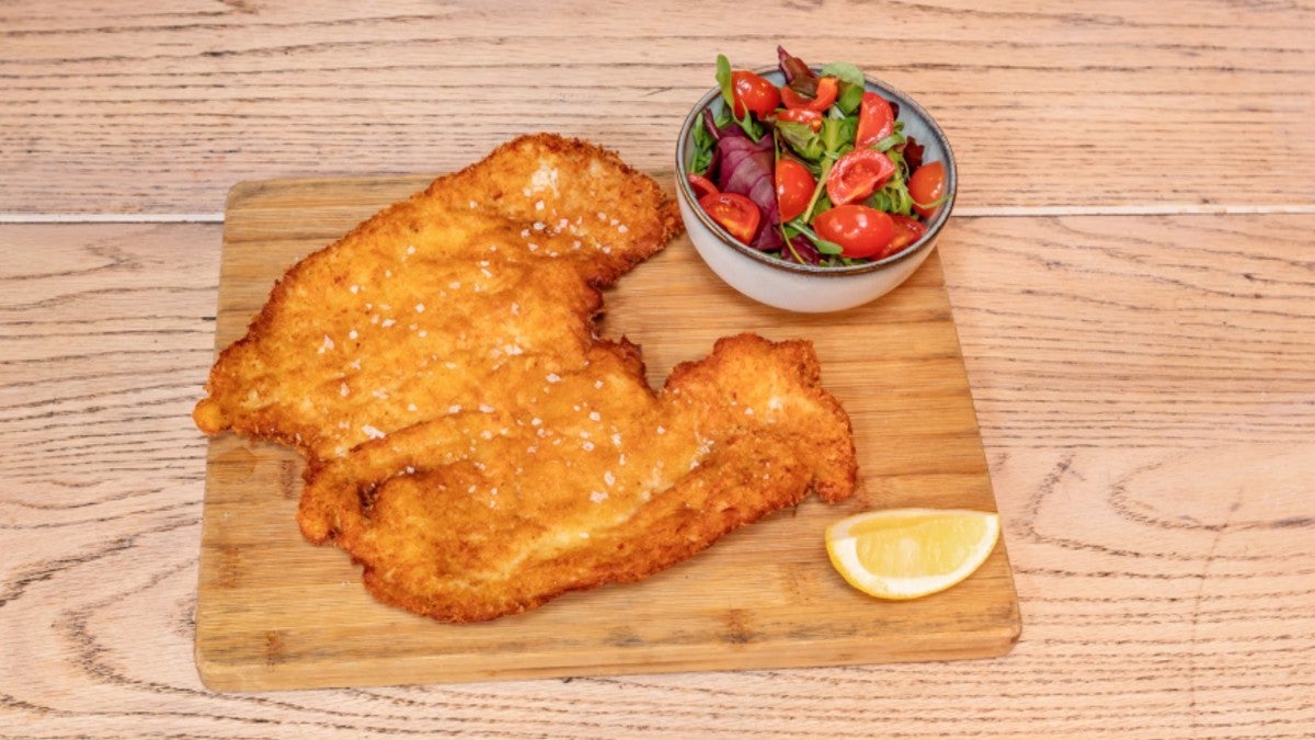 Chicken Milanese Style with French fries