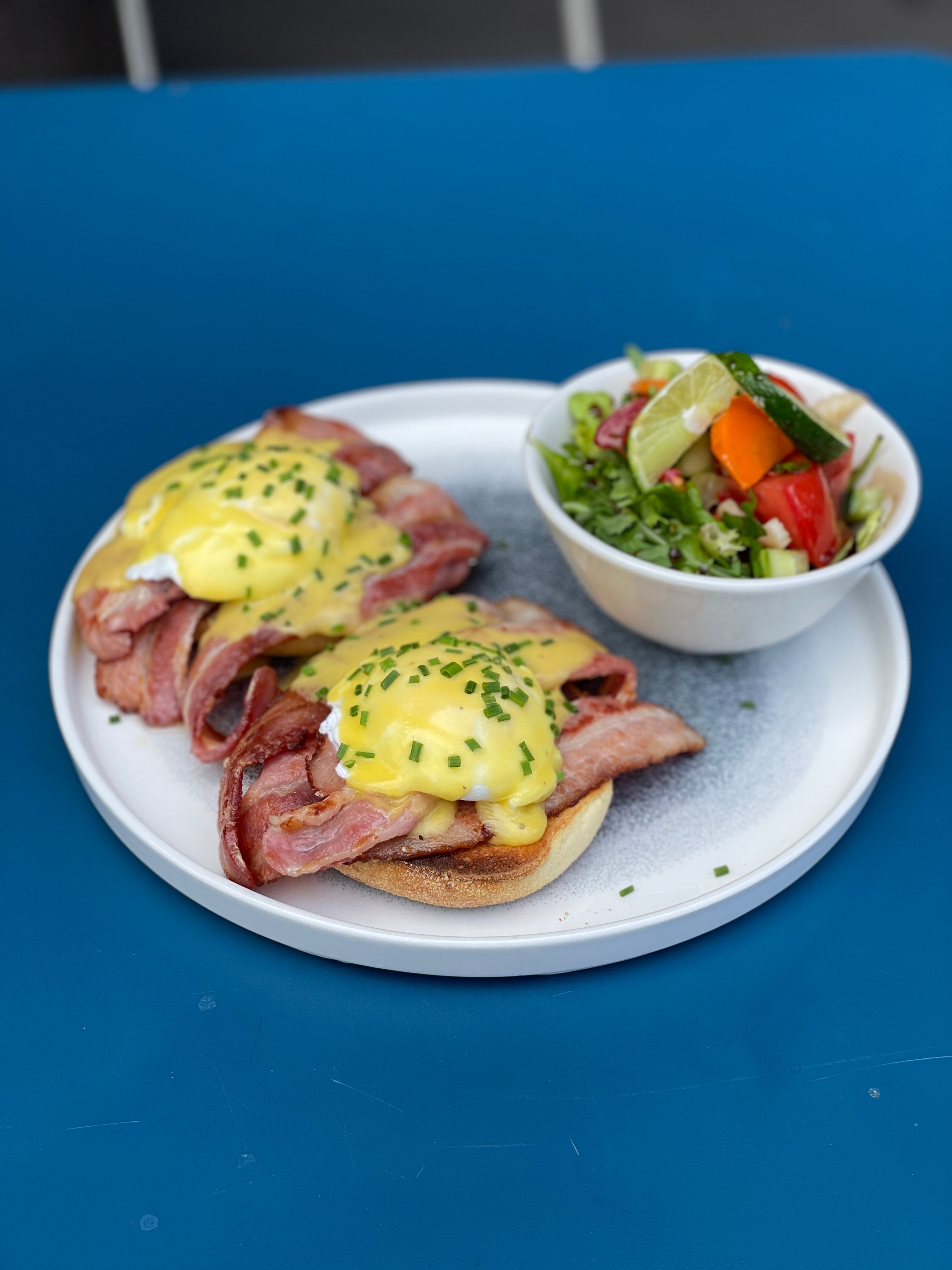 •Eggs Benedict