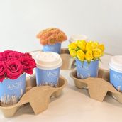 Coffee Cup With Flowers Combo