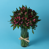 Alstroemerias In A Vase