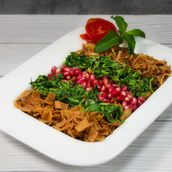 Lentils and molasses Fatteh