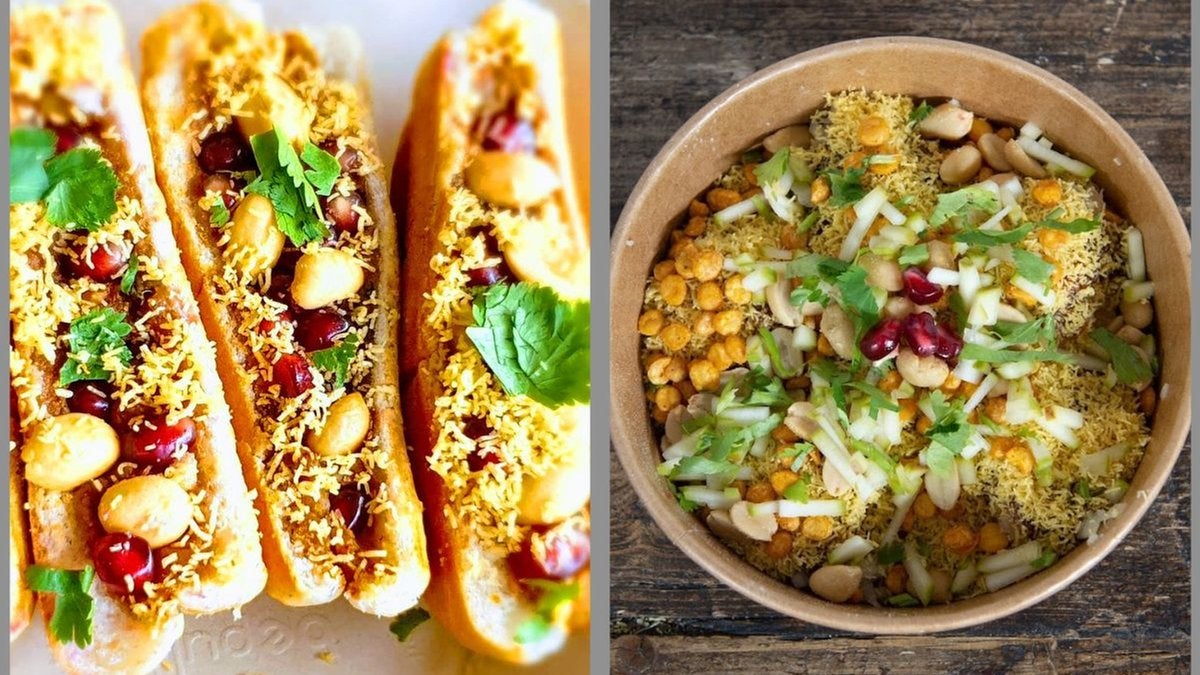 Sev Puri, Butter Dabeli Combo (VG)