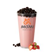 Strawberry Boba Tea