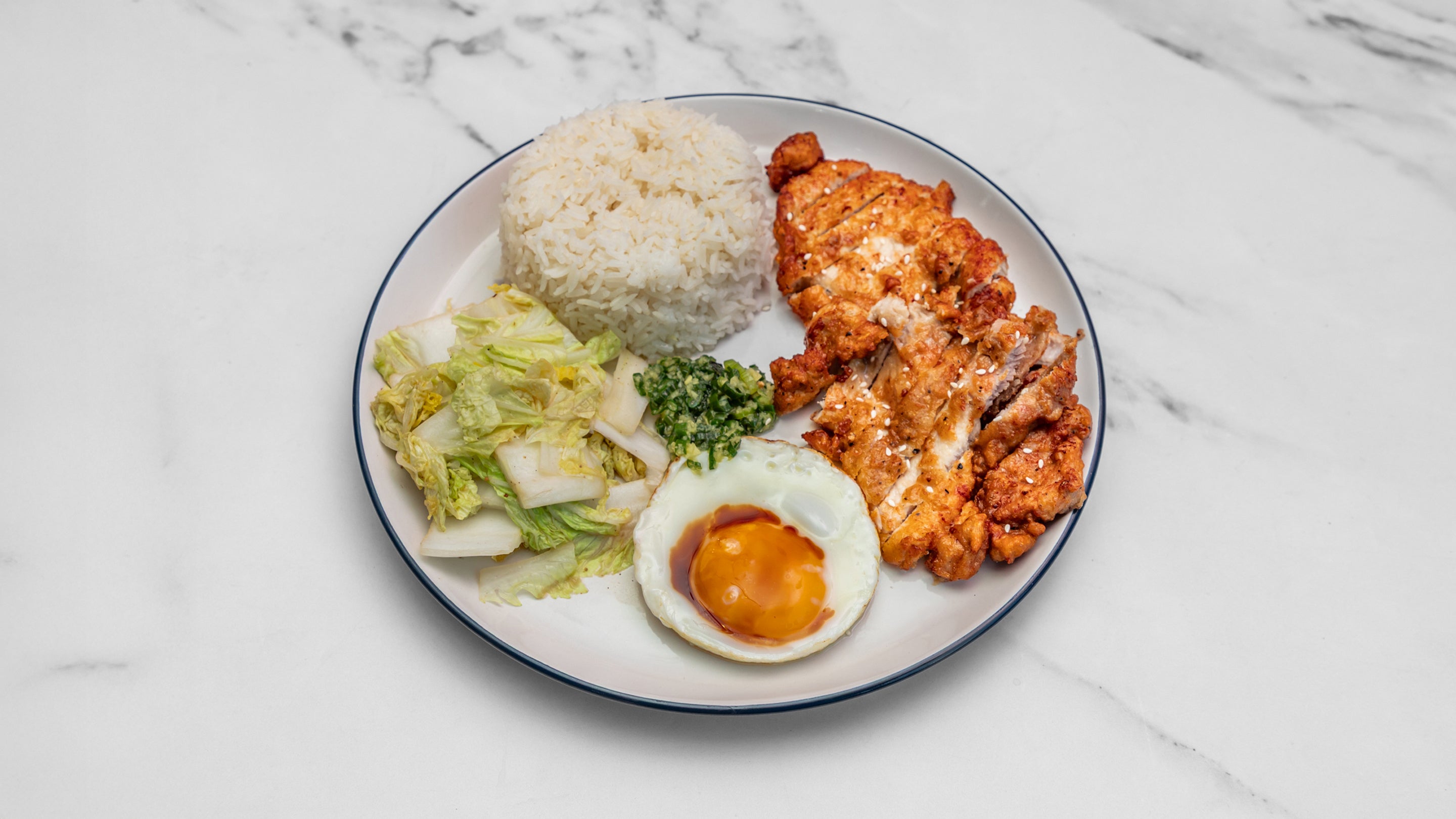 Pork Chop Rice combo港式猪扒饭