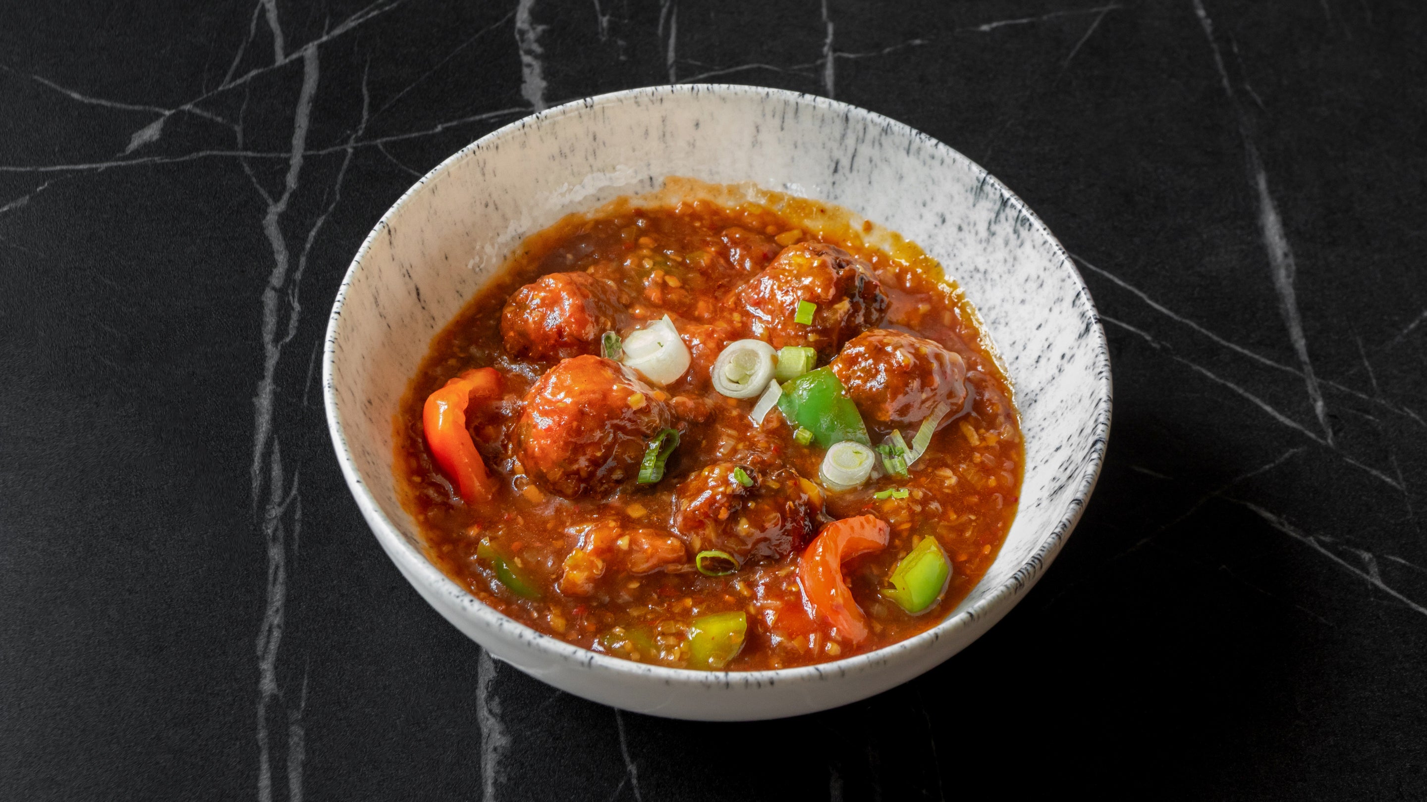 Veg Manchurian with Gravy