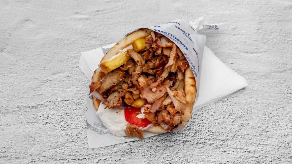 Mixed Chicken and Pork Gyros