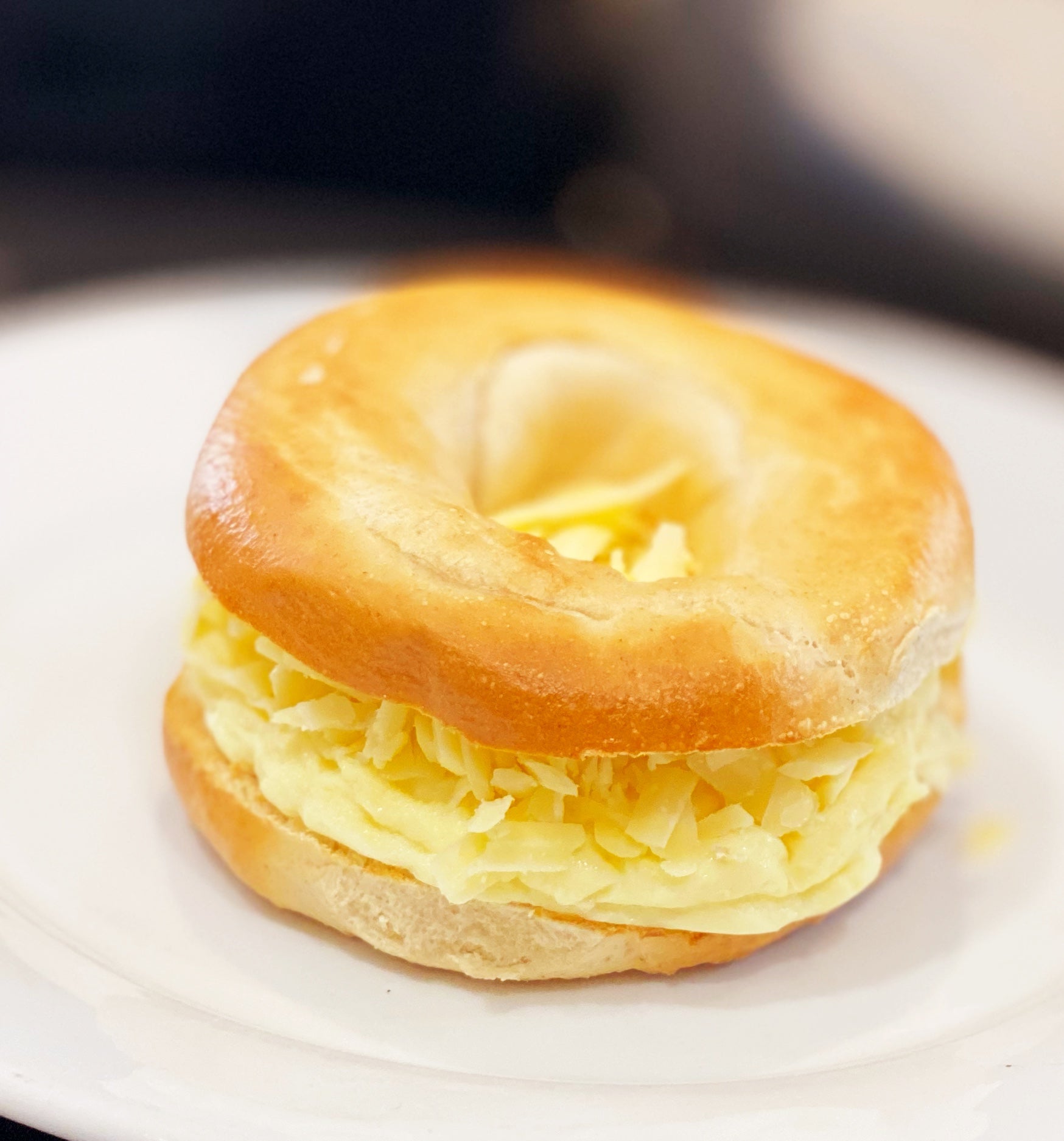 Scrambled Egg and Cheese Bagel