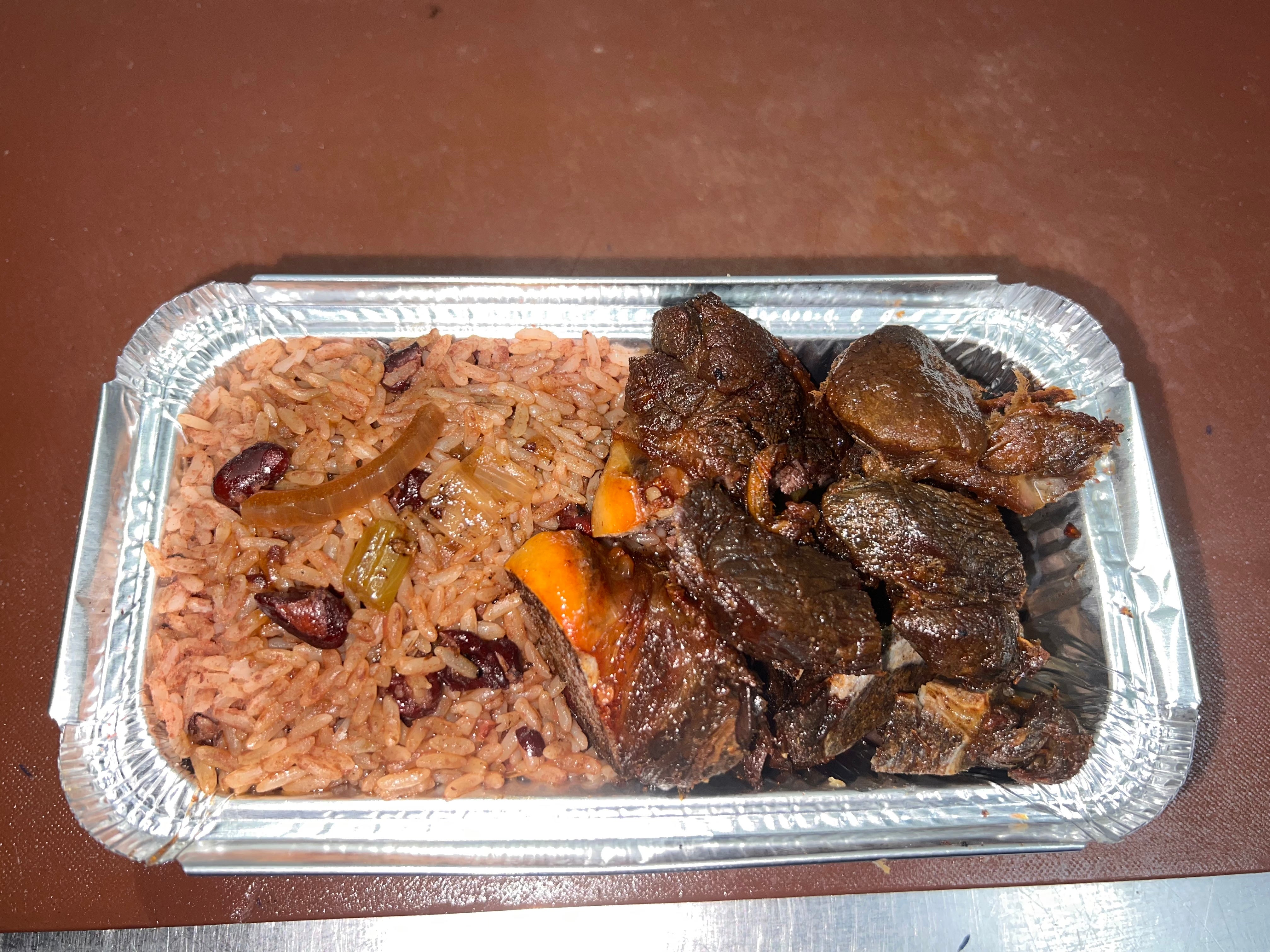 Jerk Mutton Meal
