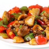 Mushroom Chilli Fry