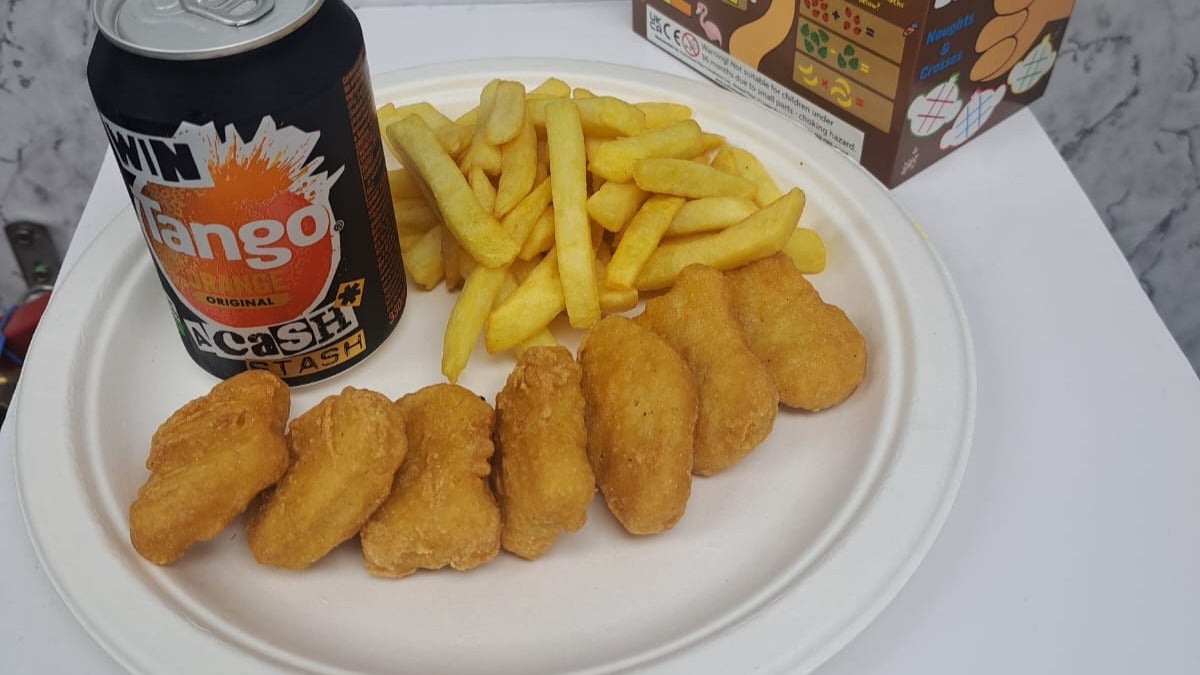 Chicken Nuggets, Fries and Drink