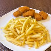 French Fries and nuggets