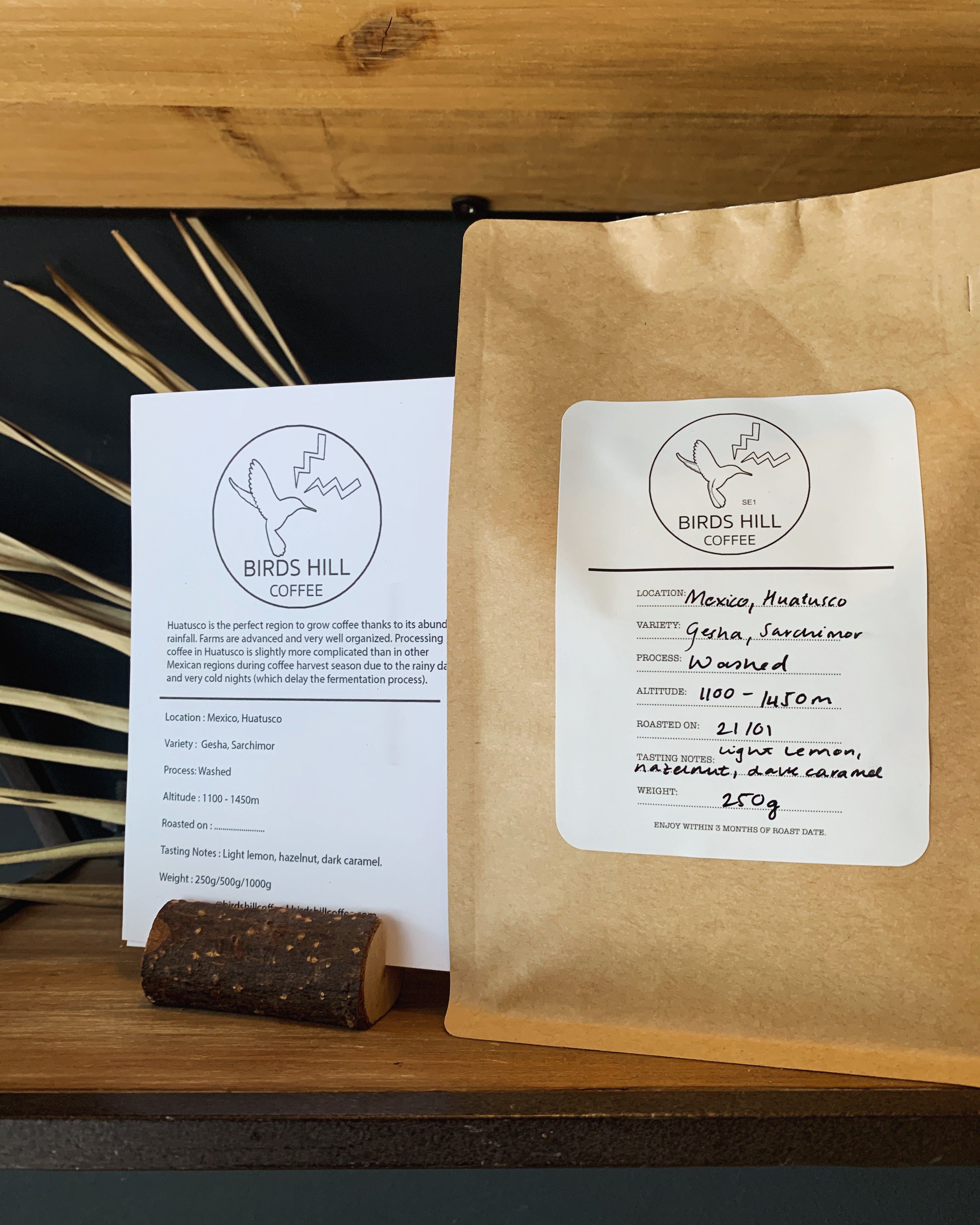 250g House roasted whole coffee beans