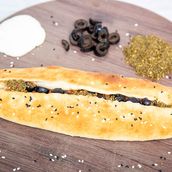 Craft Pastry With Olives And Zatar