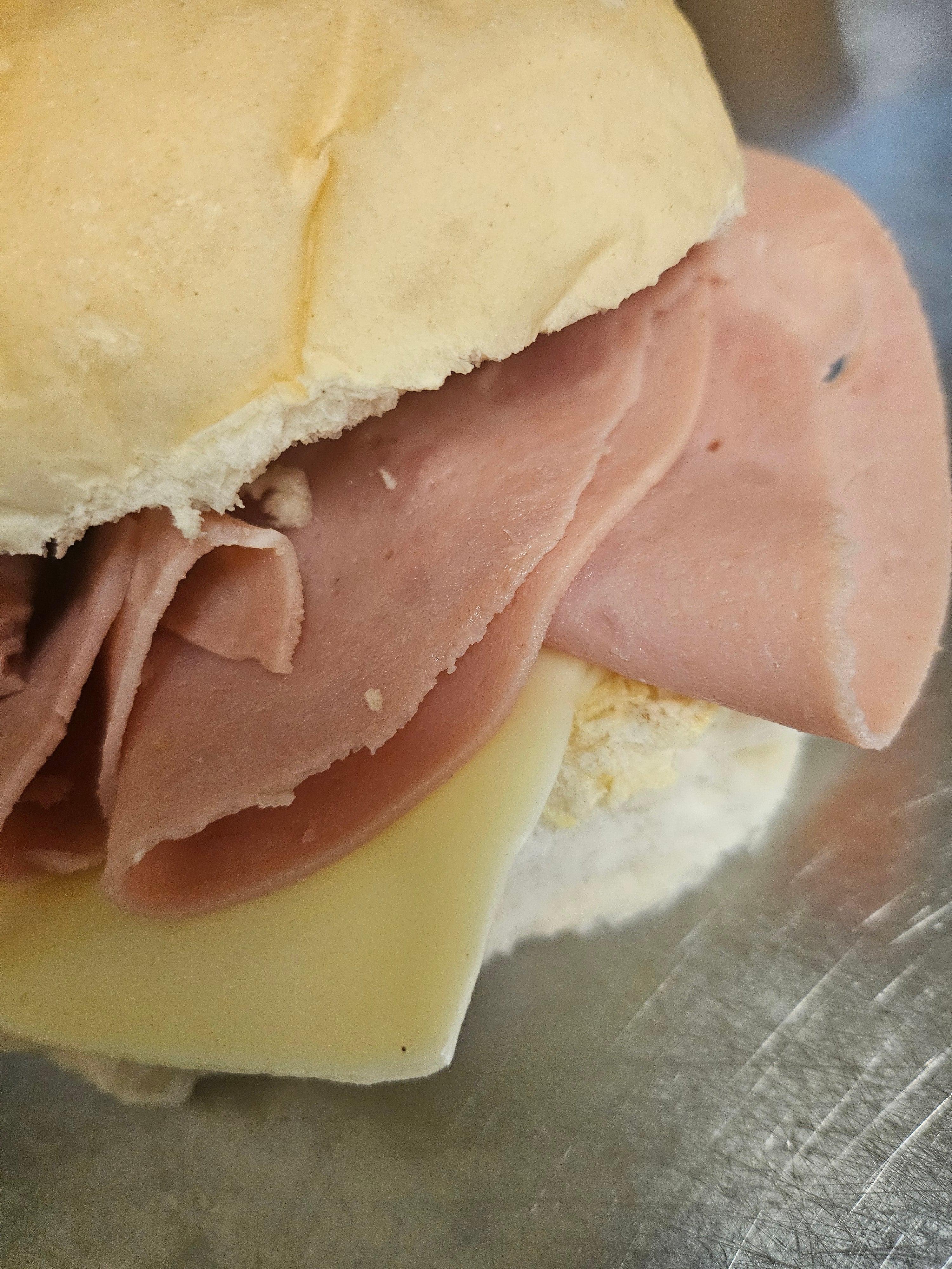 Ham and Cheese Bap