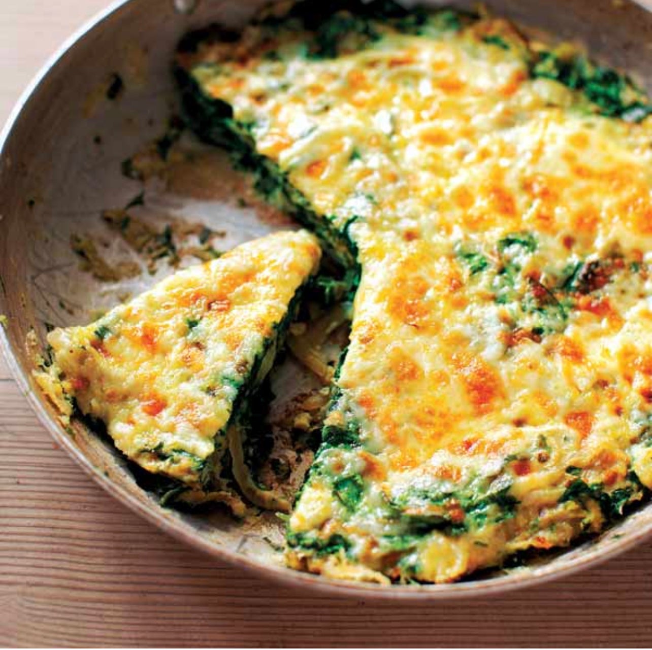 Spinach omelette