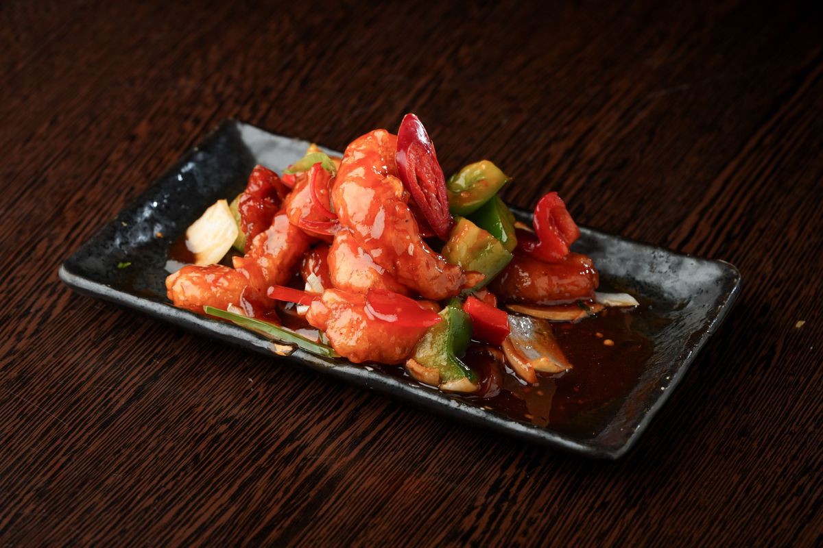 Sweet and Sour King Prawns