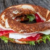 Simit Cheese Sandwich