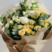 Ross White Baby Rose White Baby Rose Peach