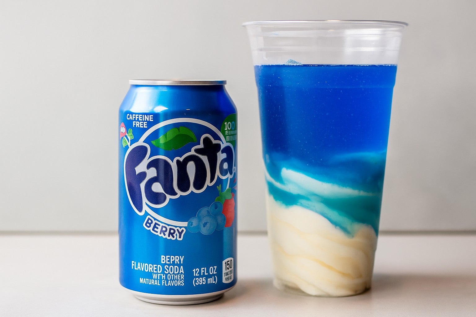 Fanta Berry Soda Float (355ml) USA