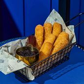 Cheese Sticks with Lingonberry Sauce