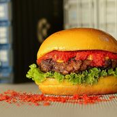 Cheetos Beef Burger