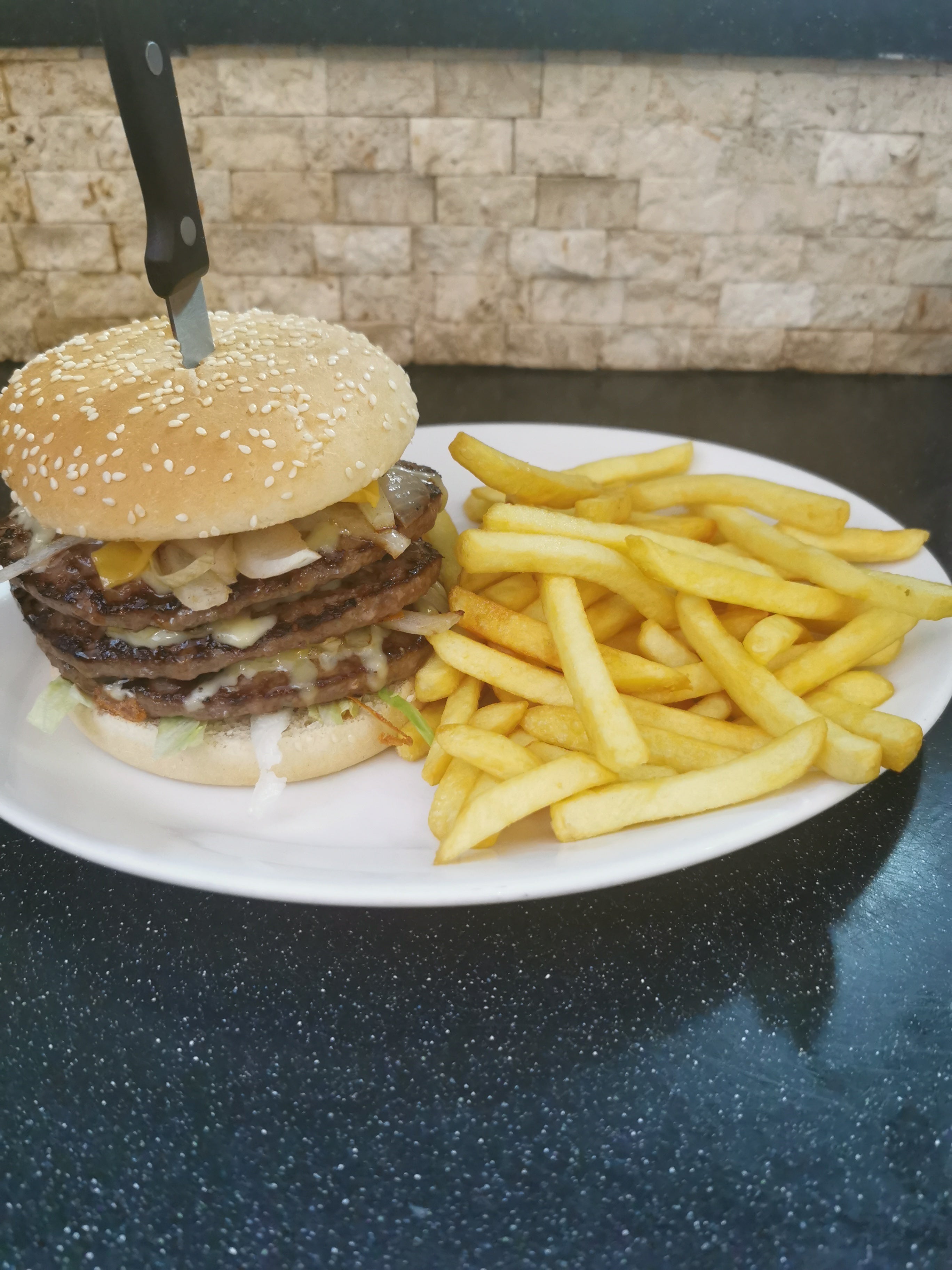 King Size Burger with Cheese