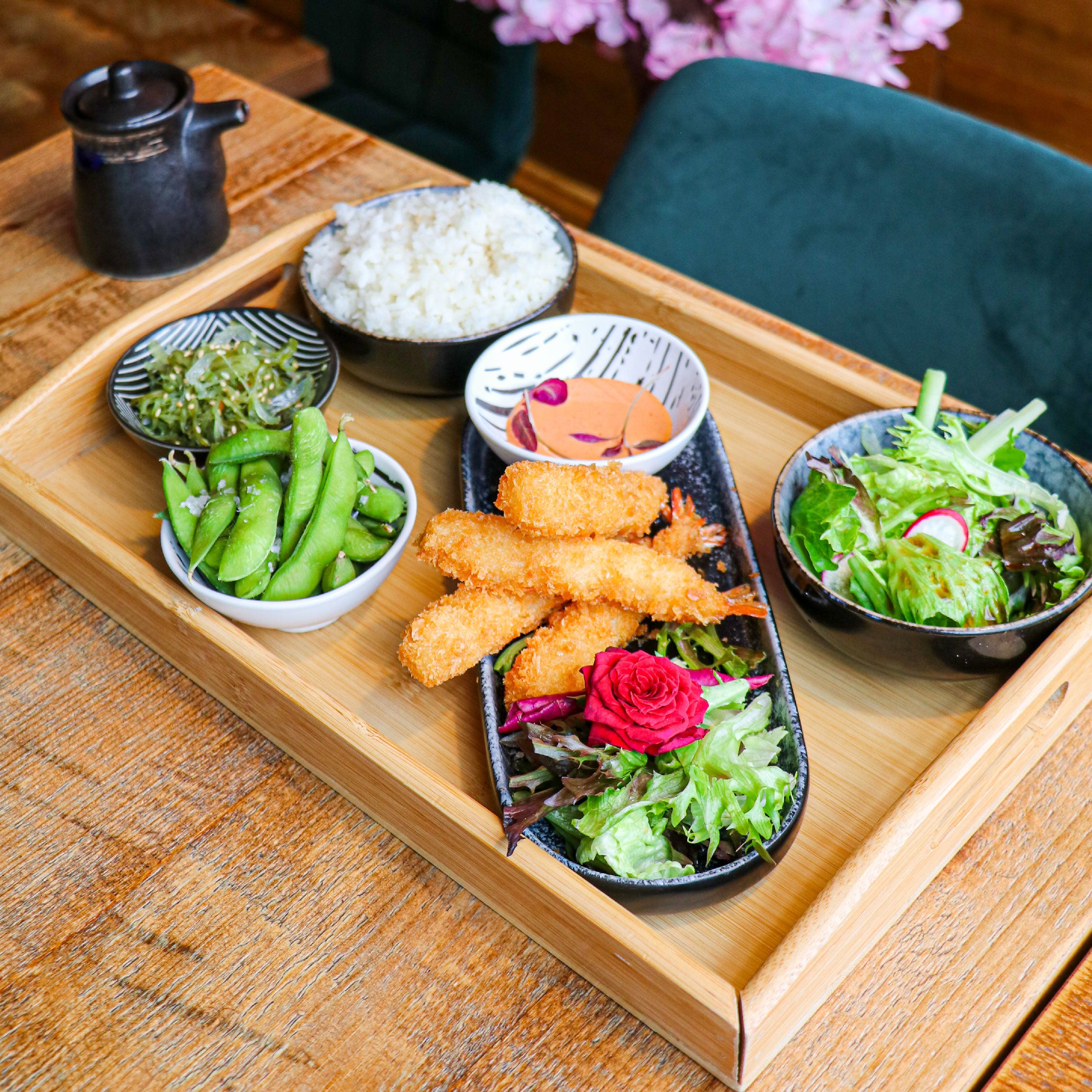 Fry Prawn Bento Box