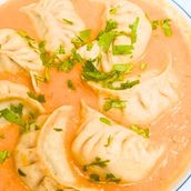 Beef Momo's With Japanese Curry 