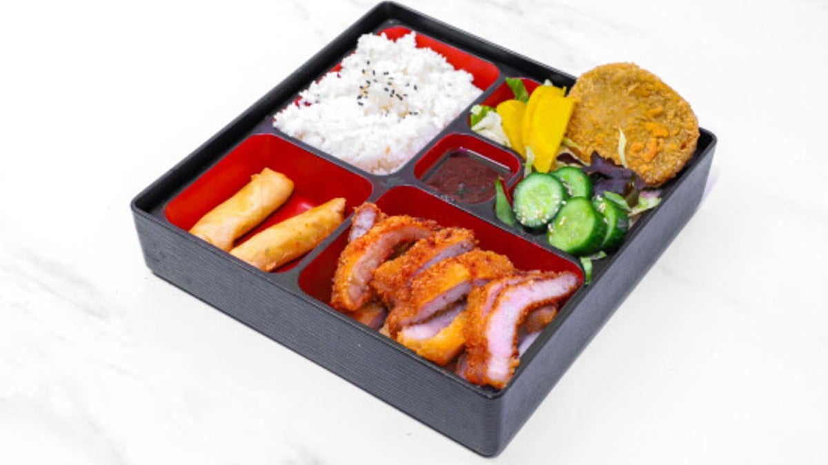 Pork Katsu BBQ Sauce Bento