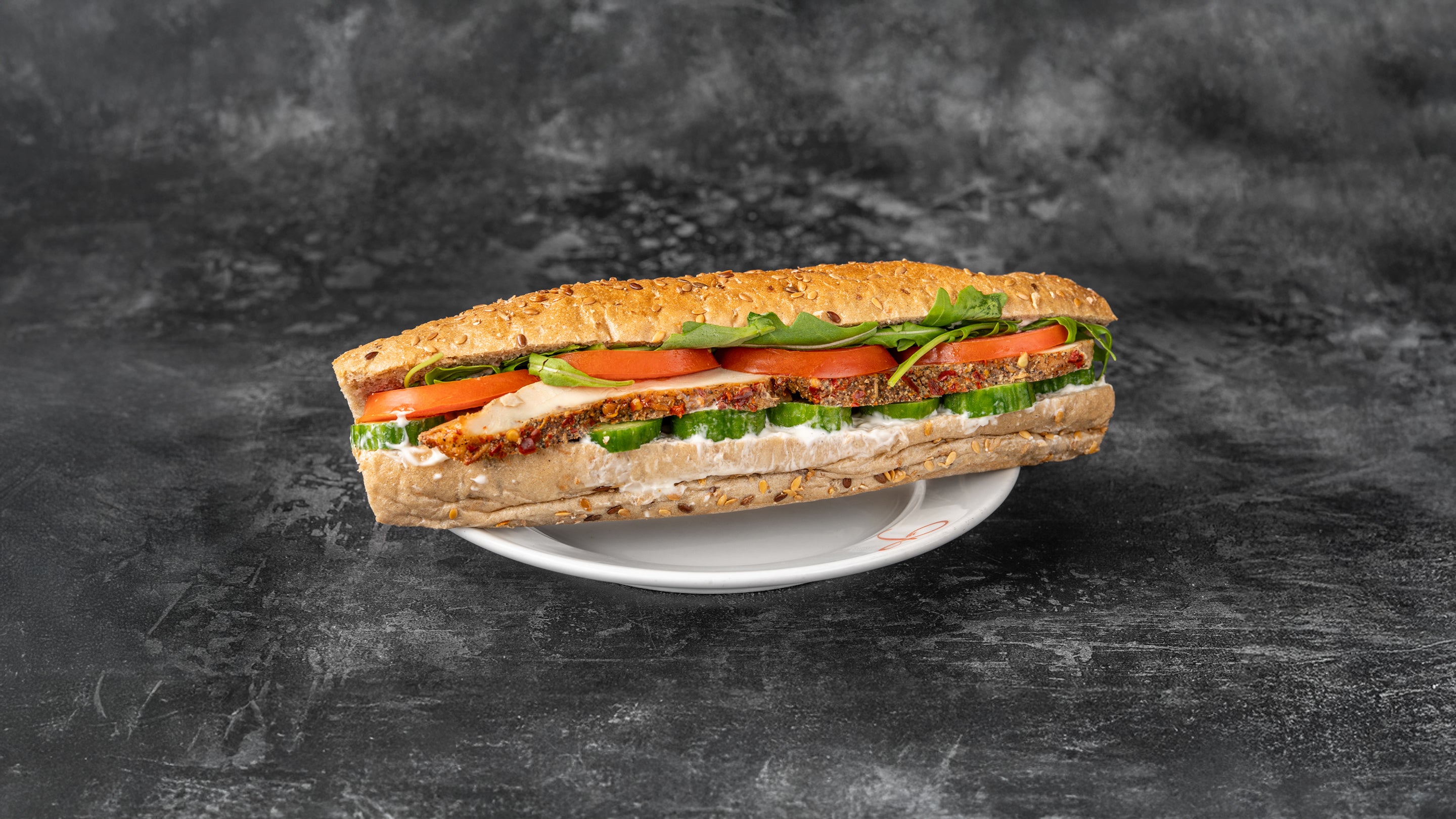 Roast Chicken & Salad Baguette