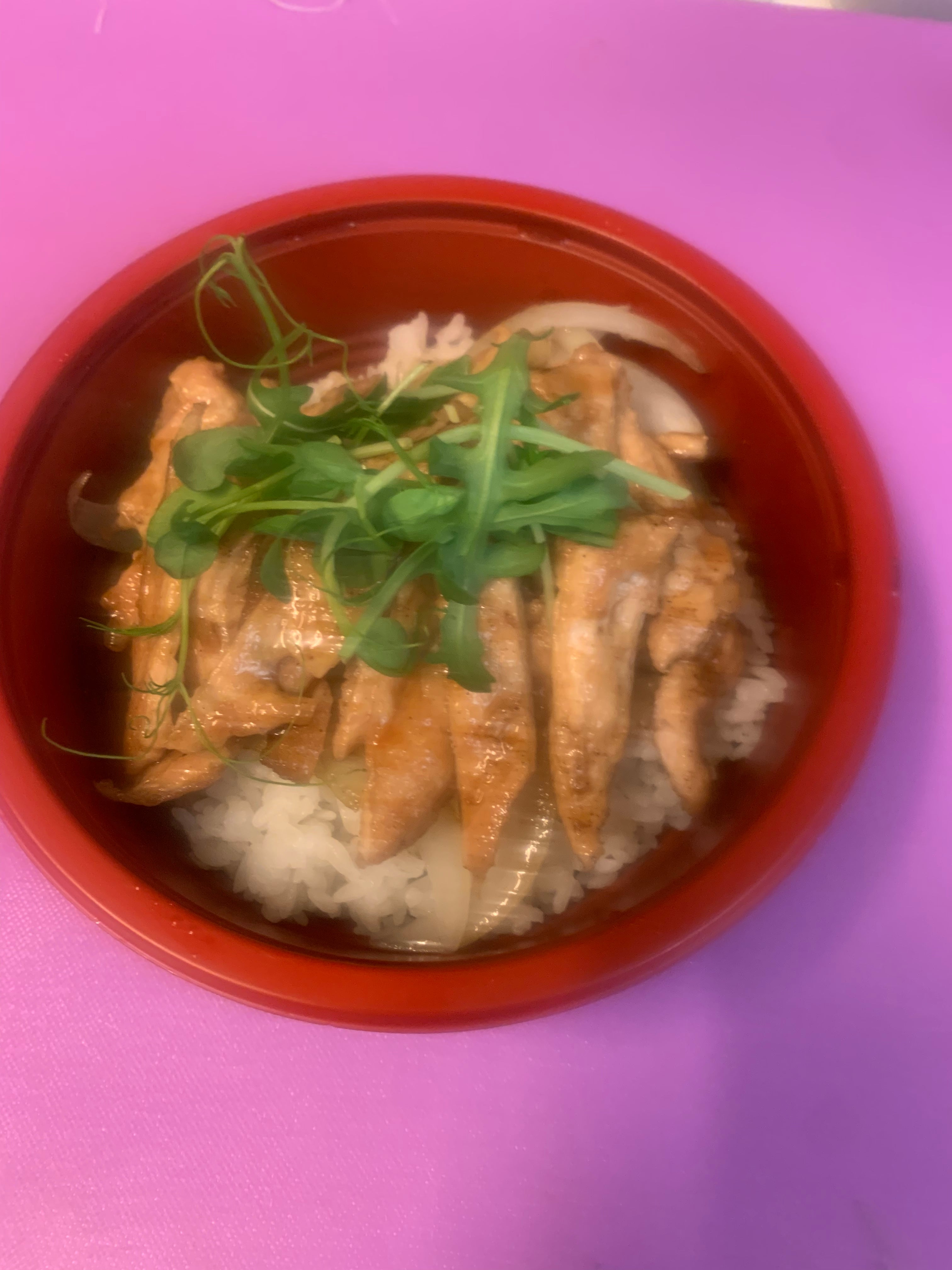 Chicken Teriyaki donburi