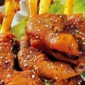 Grilled Lamb Trotters