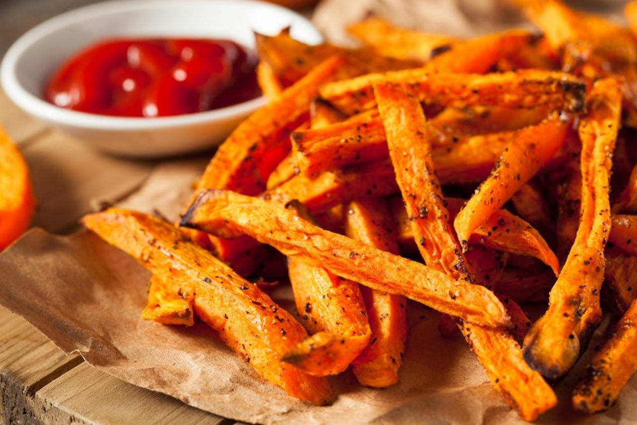 Fried Sweet Plum Potato Chips